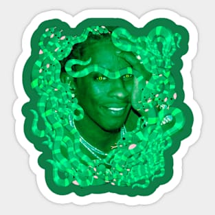 YOUNG THUG, SNAKES ALL AROUND Sticker